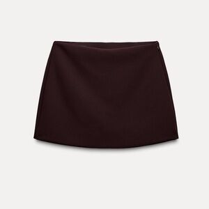 Zara Brown Skort
